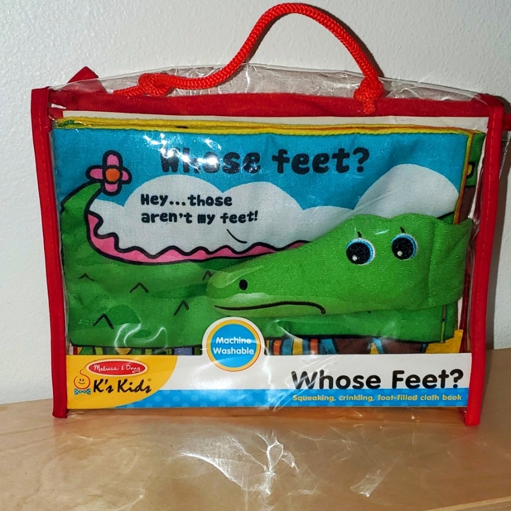 Melissa & Doug Whose Feet? Book